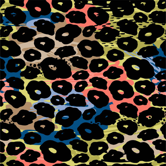 Pattern for printing on leather, acrylic, wood or cork for earring blanks or earring supplies in pattern style - Pattern -  Leopard - 78