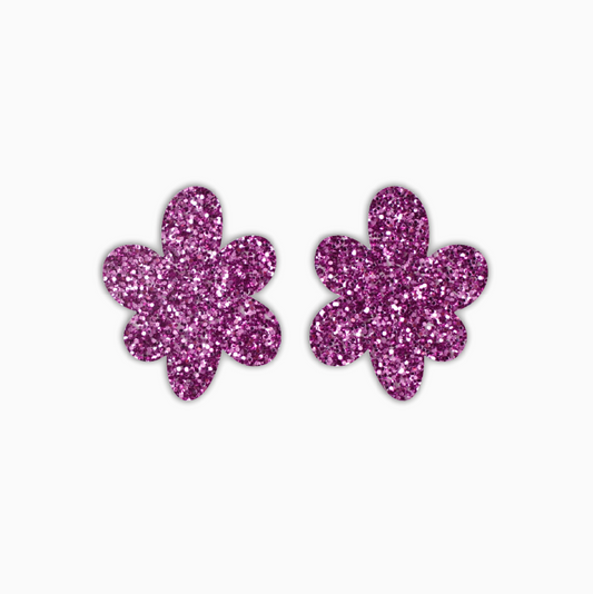 Long Organic Flower, Basic Acrylic Shape - earring findings for jewellery making