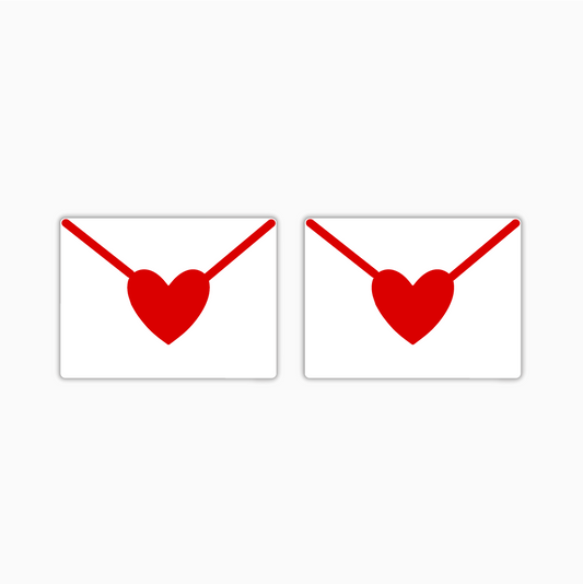 Love Letter Studs, Valentines Acrylic Shape - earring findings for jewellery making