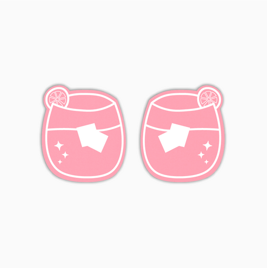On The Rocks, Engraved Acrylic Shape - earring findings for jewellery making
