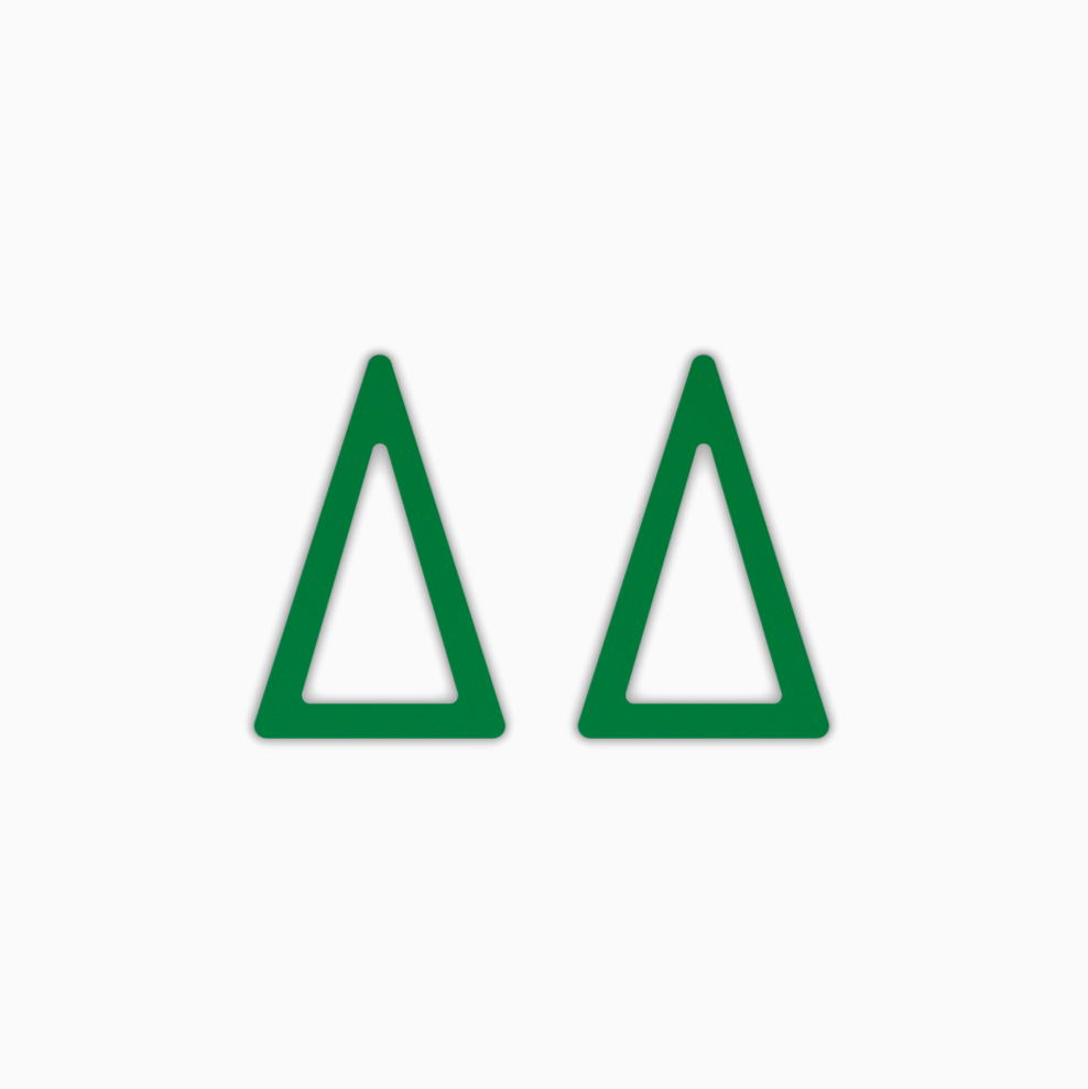 Pine Tree Outline, Christmas Acrylic Shape - earring findings for jewellery making