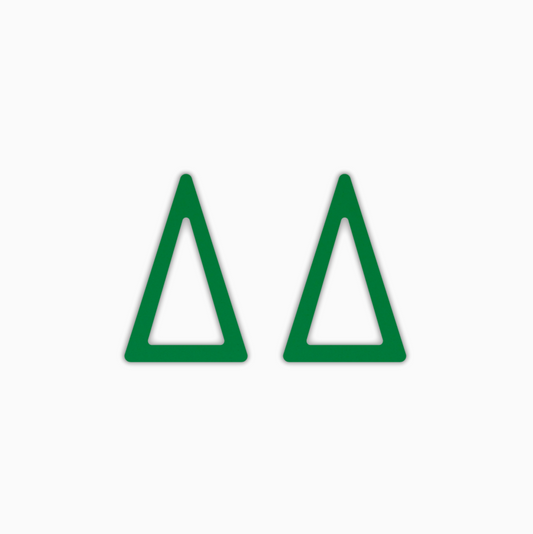 Pine Tree Outline, Christmas Acrylic Shape - earring findings for jewellery making