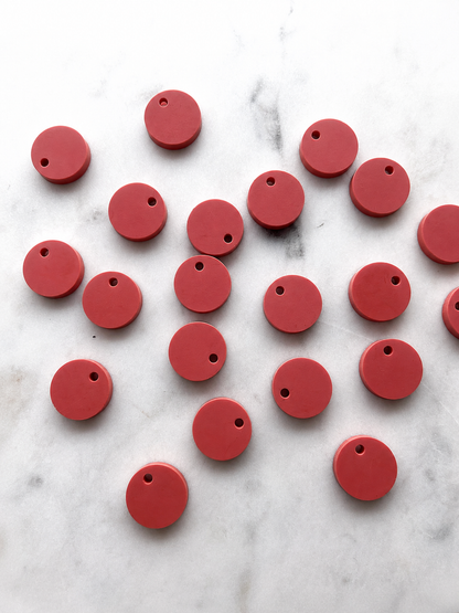 12.5mm or 15mm Port Wine Circle Toppers/Studs