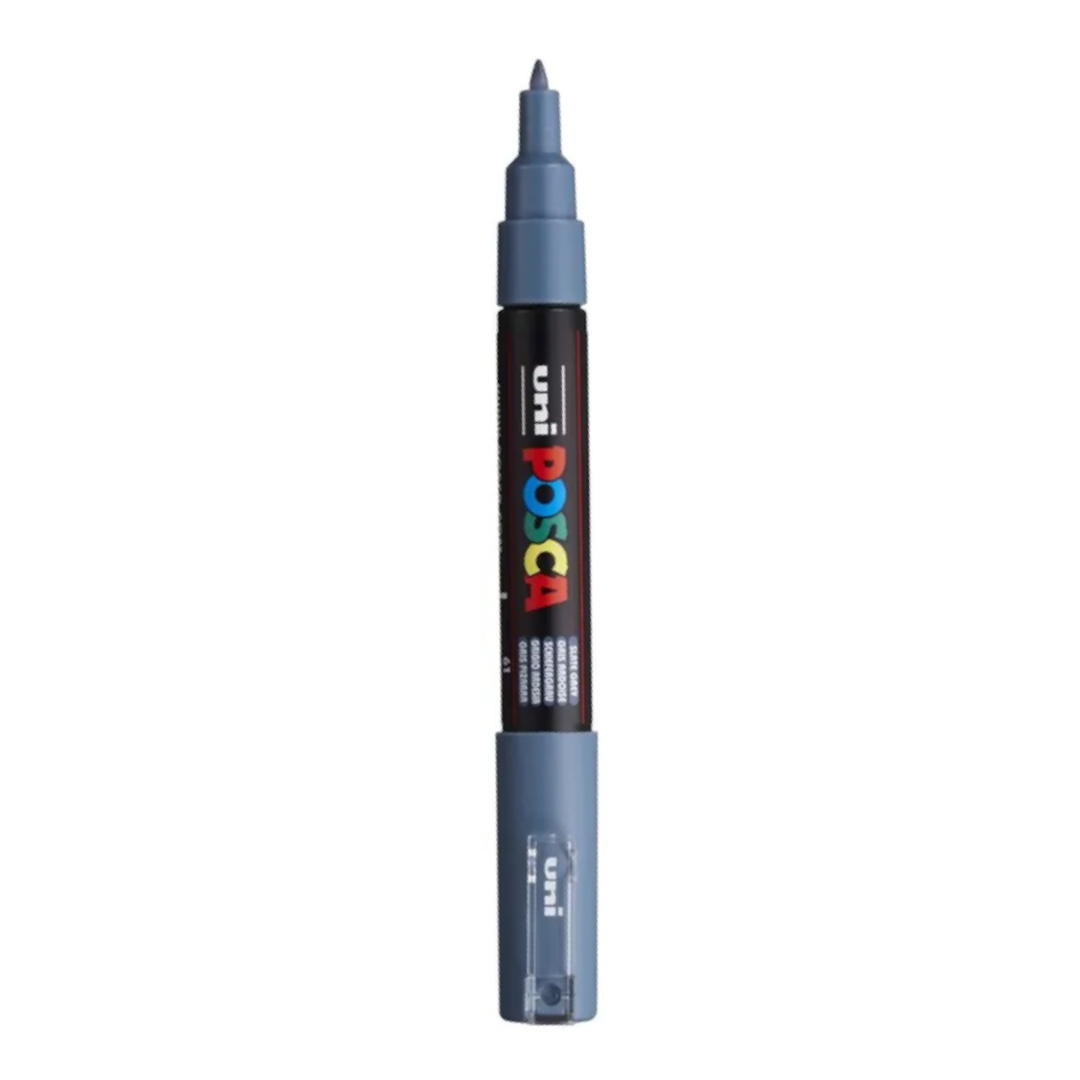 Posca Marker PC-1M, Slate Grey - jewellery making supplies