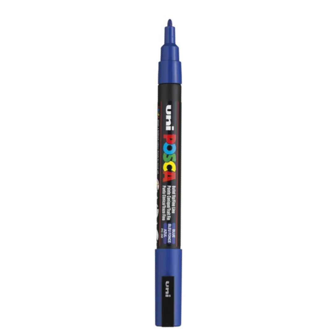 Posca Marker PC-3M, Blue - jewellery making supplies