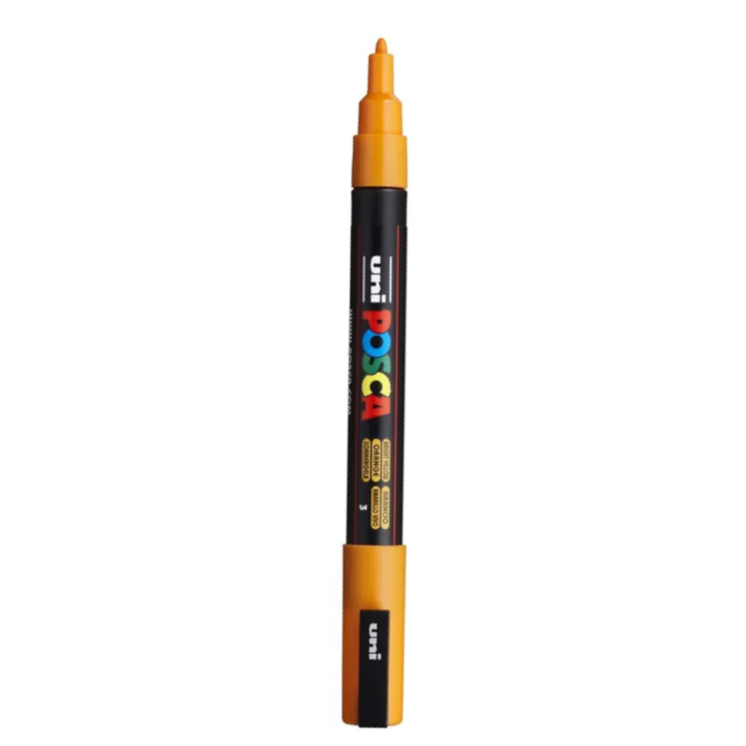 Posca Marker PC-3M, Bright Yellow - jewellery making supplies