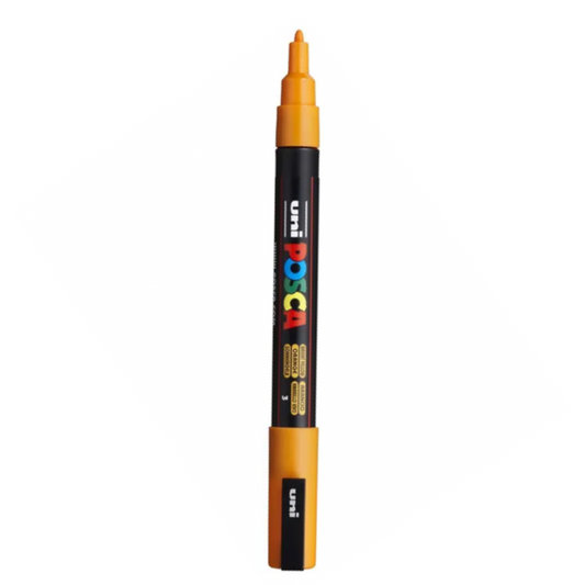 Posca Marker PC-3M, Bright Yellow - jewellery making supplies