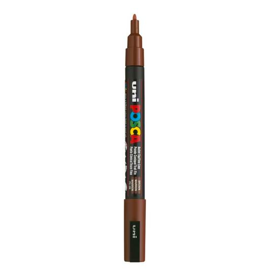 Posca Marker PC-3M, Brown - jewellery making supplies