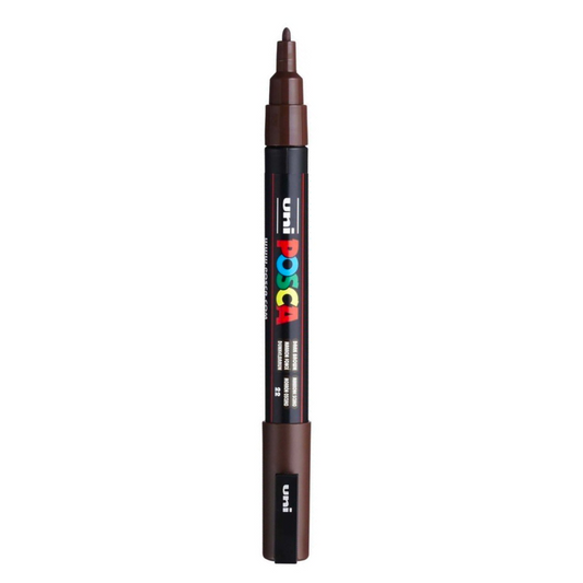 Posca Marker PC-3M, Dark Brown - jewellery making supplies