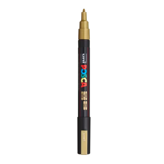 Posca Marker PC-3M in Gold - jewellery making supplies