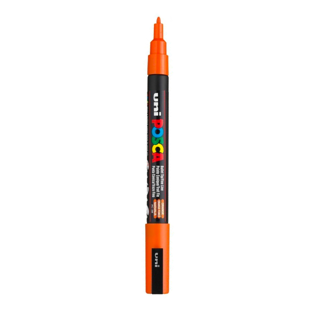 Posca Marker PC-3M, Glitter Orange - jewellery making supplies