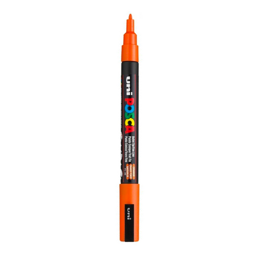 Posca Marker PC-3M, Glitter Orange - jewellery making supplies