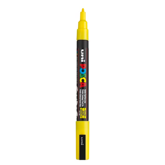 Posca Marker PC-3M, Sunshine Yellow - jewellery making supplies