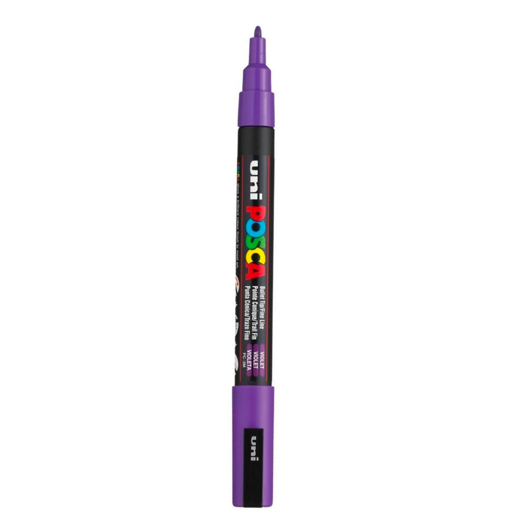Posca Marker PC-3M, Glitter Violet - jewellery making supplies