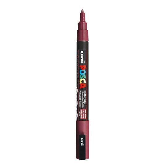 Posca Marker PC-3M, Wine Red - jewellery making supplies