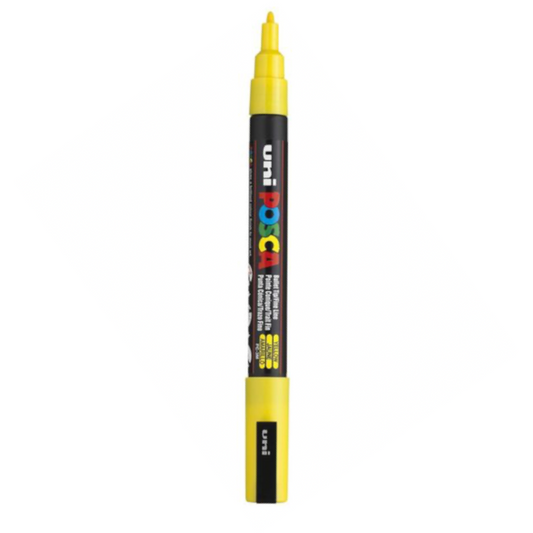 Posca Marker PC-3M, Glitter Yellow - jewellery making supplies