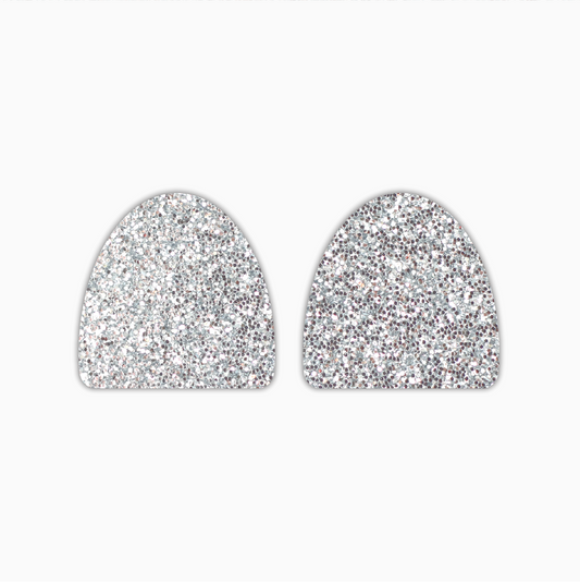 Half Oval, Basic Acrylic Shape - earring findings for jewellery making