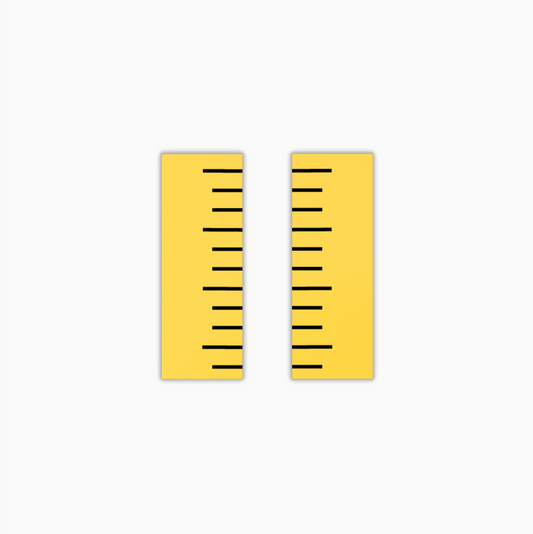 Ruler, Teacher Acrylic Shape - earring findings for jewellery making
