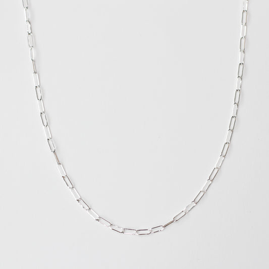 Silver Link Necklace Chain in Stainless Steel (304)