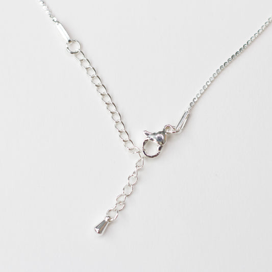 Silver S Necklace Chain - Stainless Steel (304) - 1 Piece