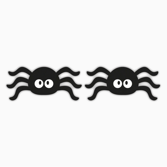 Spider, Halloween Acrylic Shape - earring findings for jewellery making