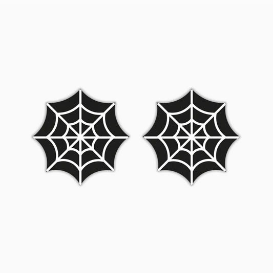 Spiderweb, Halloween Acrylic Shape - earring findings for jewellery making