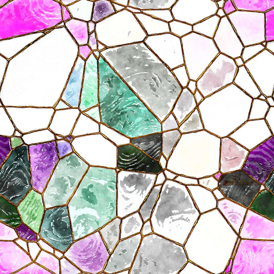 Pattern for printing on leather, acrylic, wood or cork for earring blanks or earring supplies in pattern style - Pattern -  Stained Glass - 05