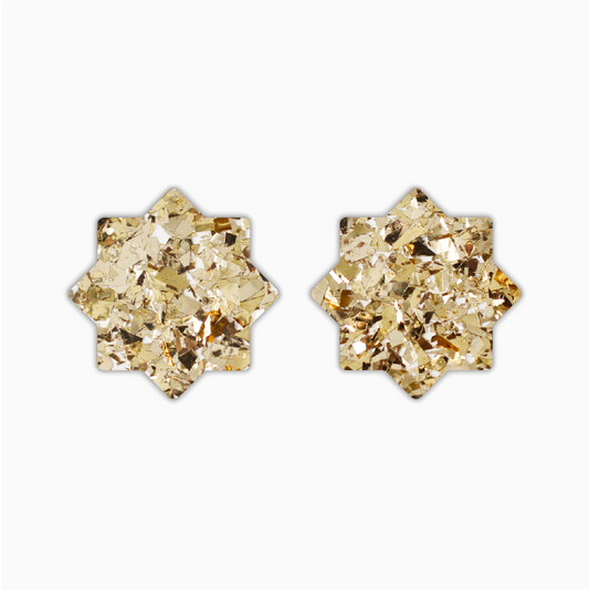 Starburst, Basic Acrylic Shape - earring findings for jewellery making