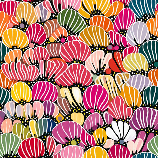 Pattern for printing on leather, acrylic, wood or cork for earring blanks or earring supplies in pattern style - Pattern -  Summer - 29