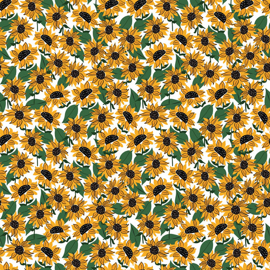 Pattern for printing on leather, acrylic, wood or cork for earring blanks or earring supplies in pattern style - Pattern -  Sunflower - 03