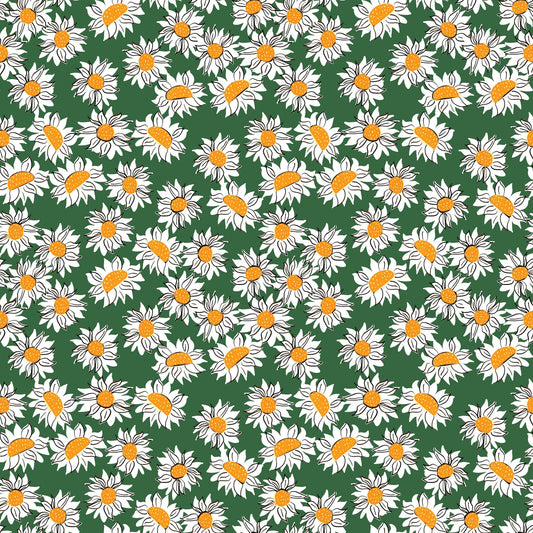 Pattern for printing on leather, acrylic, wood or cork for earring blanks or earring supplies in pattern style - Pattern -  Sunflower - 06