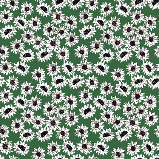 Pattern for printing on leather, acrylic, wood or cork for earring blanks or earring supplies in pattern style - Pattern -  Sunflower - 09