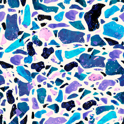 Pattern for printing on leather, acrylic, wood or cork for earring blanks or earring supplies in pattern style - Pattern -  Terrazzo - 07