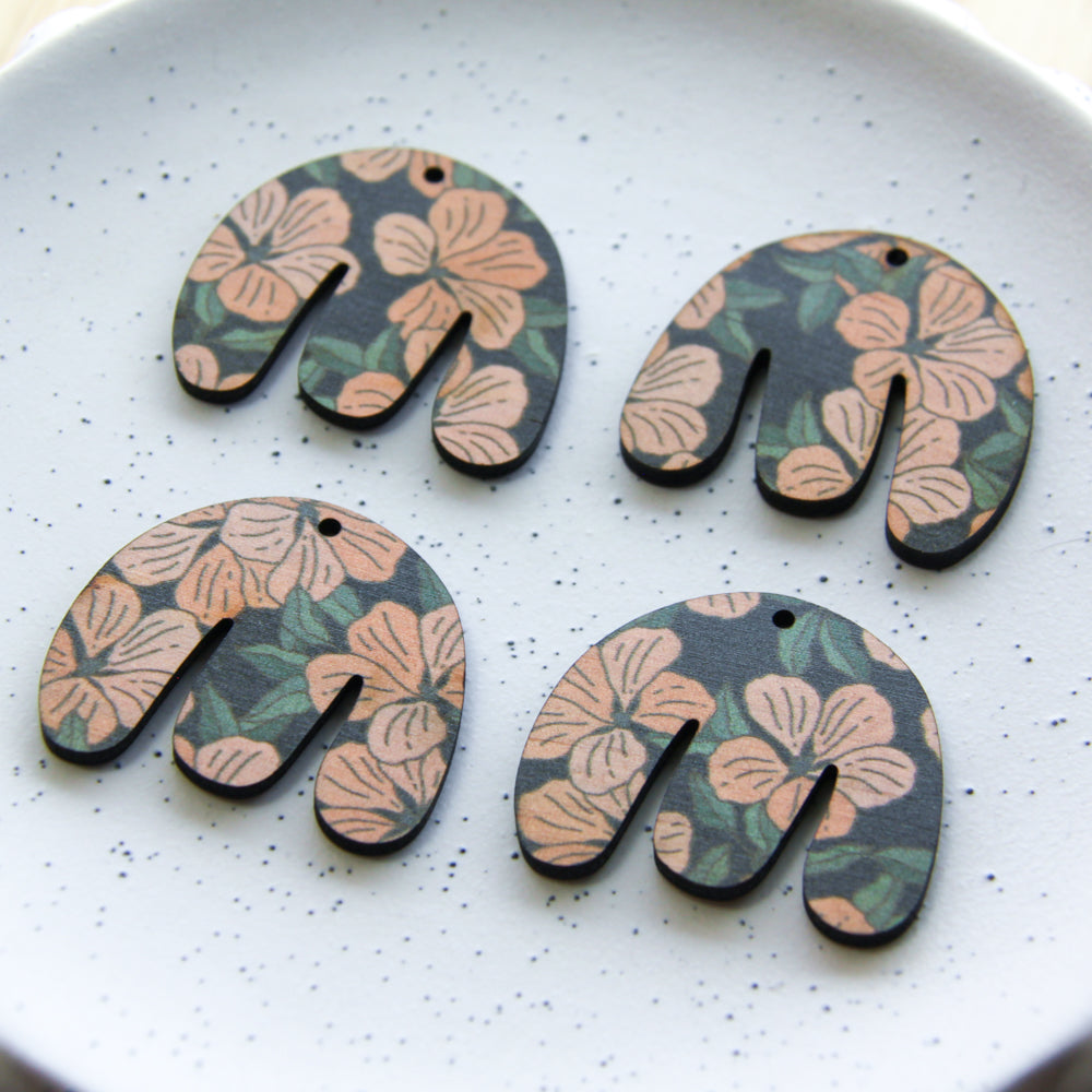 Wood - Boho Shape -  Transparent print - Australiana - 75