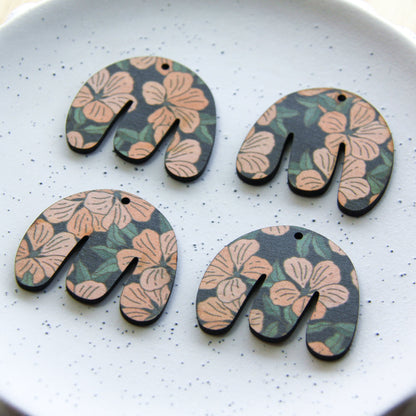 Wood - Boho Shape -  Transparent print - Australiana - 75