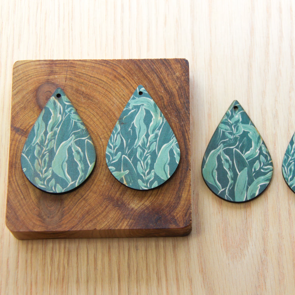 Wood - Teardrop Shape - Transparent print - Australiana - 80