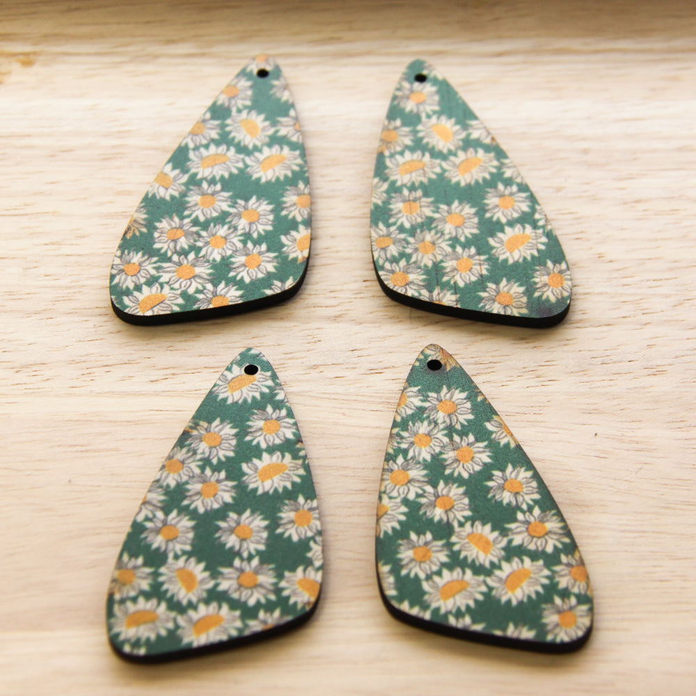Irregular Shape -  Natural Look Print in Sunflower - 06