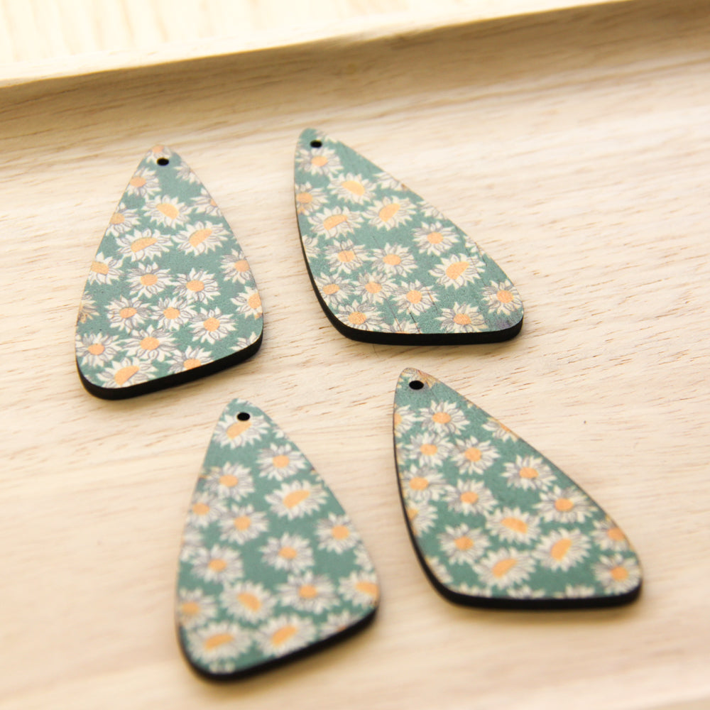 Irregular Shape -  Natural Look Print in Sunflower - 06