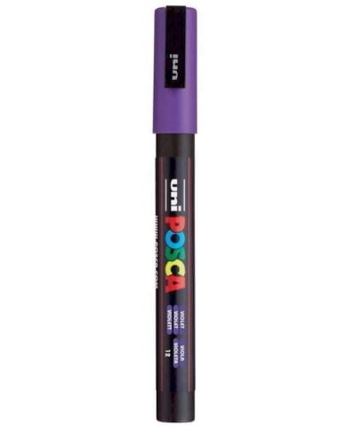 Posca Marker PC-3M, Violet - jewellery making supplies