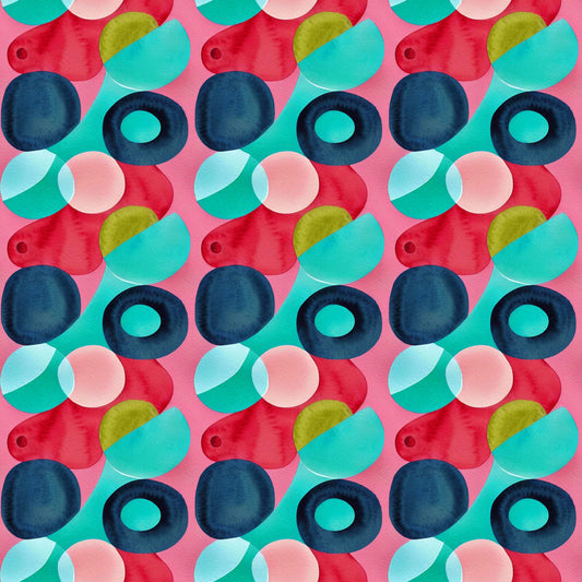 Pattern for printing on leather, acrylic, wood or cork for earring blanks or earring supplies in pattern style - Pattern -  Watercolour - 38