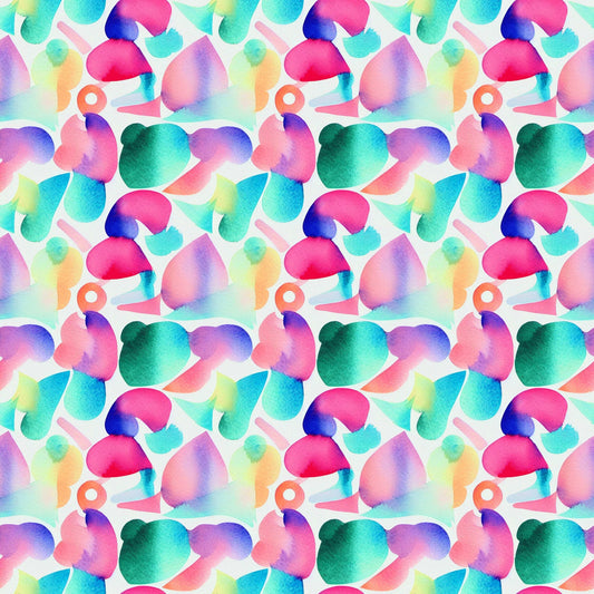 Pattern for printing on leather, acrylic, wood or cork for earring blanks or earring supplies in pattern style - Pattern -  Watercolour - 46