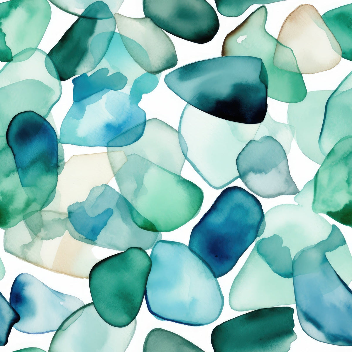 Pattern for printing on leather, acrylic, wood or cork for earring blanks or earring supplies in pattern style - Pattern -  Watercolour - 61