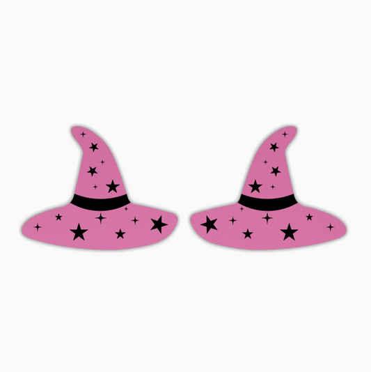Witches Hat, Halloween Acrylic Shape - earring findings for jewellery making
