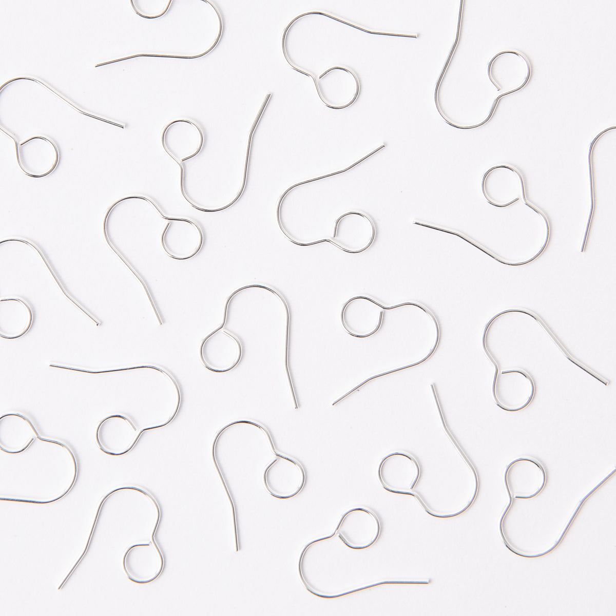18mm Silver All In One Hook Earrings in Stainless Steel (304)