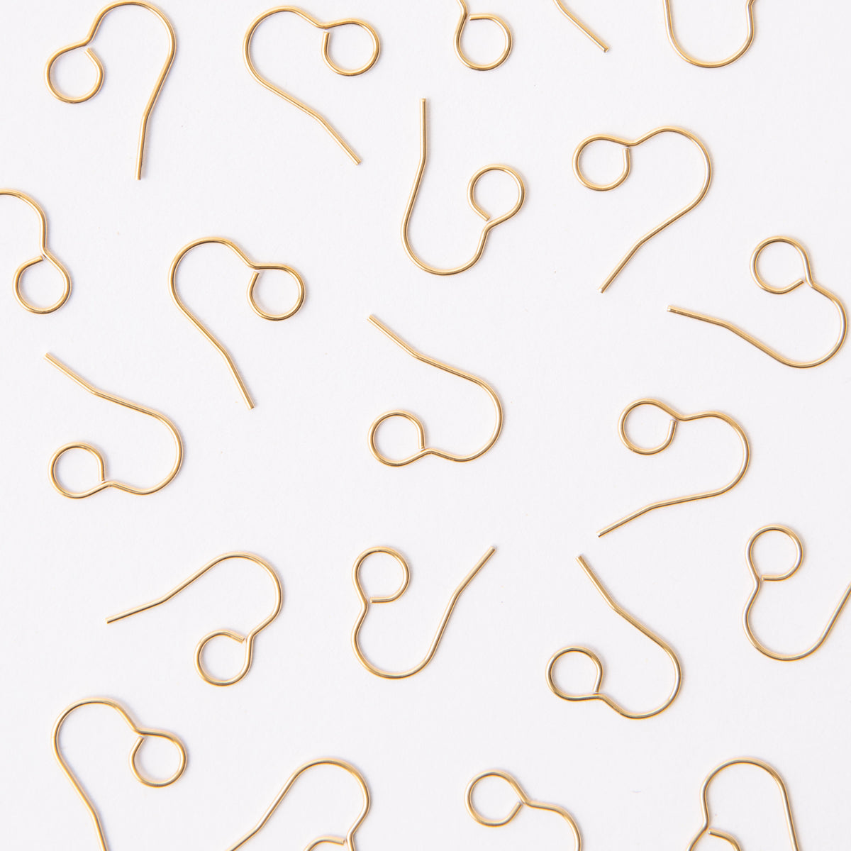 18mm Gold All In One Hook Earrings in Stainless Steel (304)