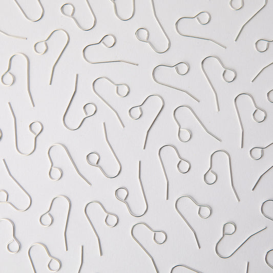 24mm Silver All In One Hook Earrings in Stainless Steel (304)