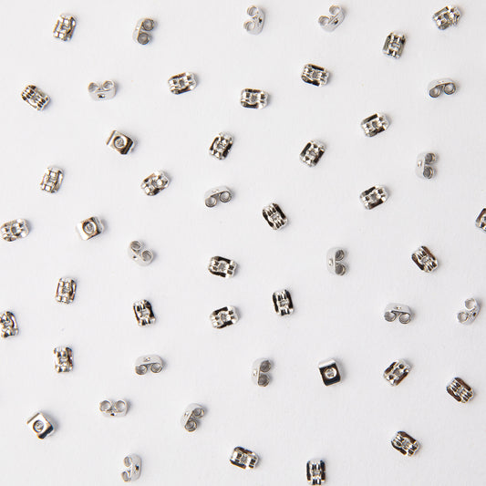 Butterfly Earring Backs in Surgical Steel (316L)