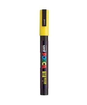 Posca Marker PC-3M, Yellow - jewellery making supplies