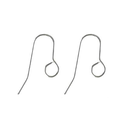 30mm Silver All In One Hook Earrings - Stainless Steel (304) - 20 pieces