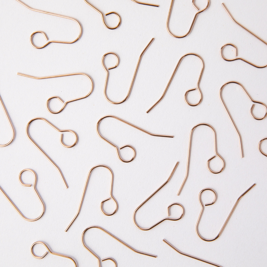 30mm Rose Gold All In One Hook Earrings in Stainless Steel (304)